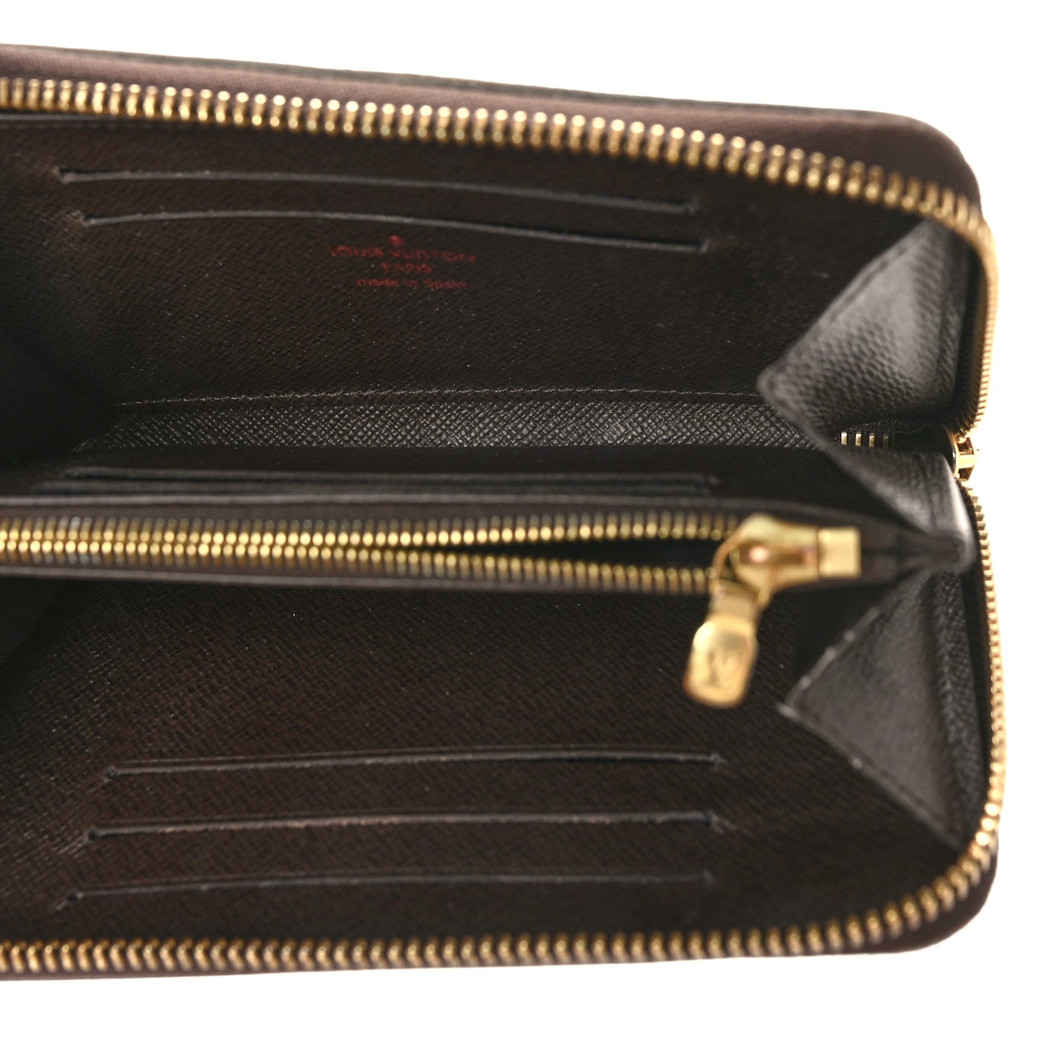 Louis Vuitton Damier Ebene Porte-Monnaie Zippy Wallet 5 of 9