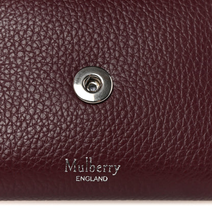 Mulberry Heavy Grain Folded Multi Card Case Wallet Black Cherry 6 of 7