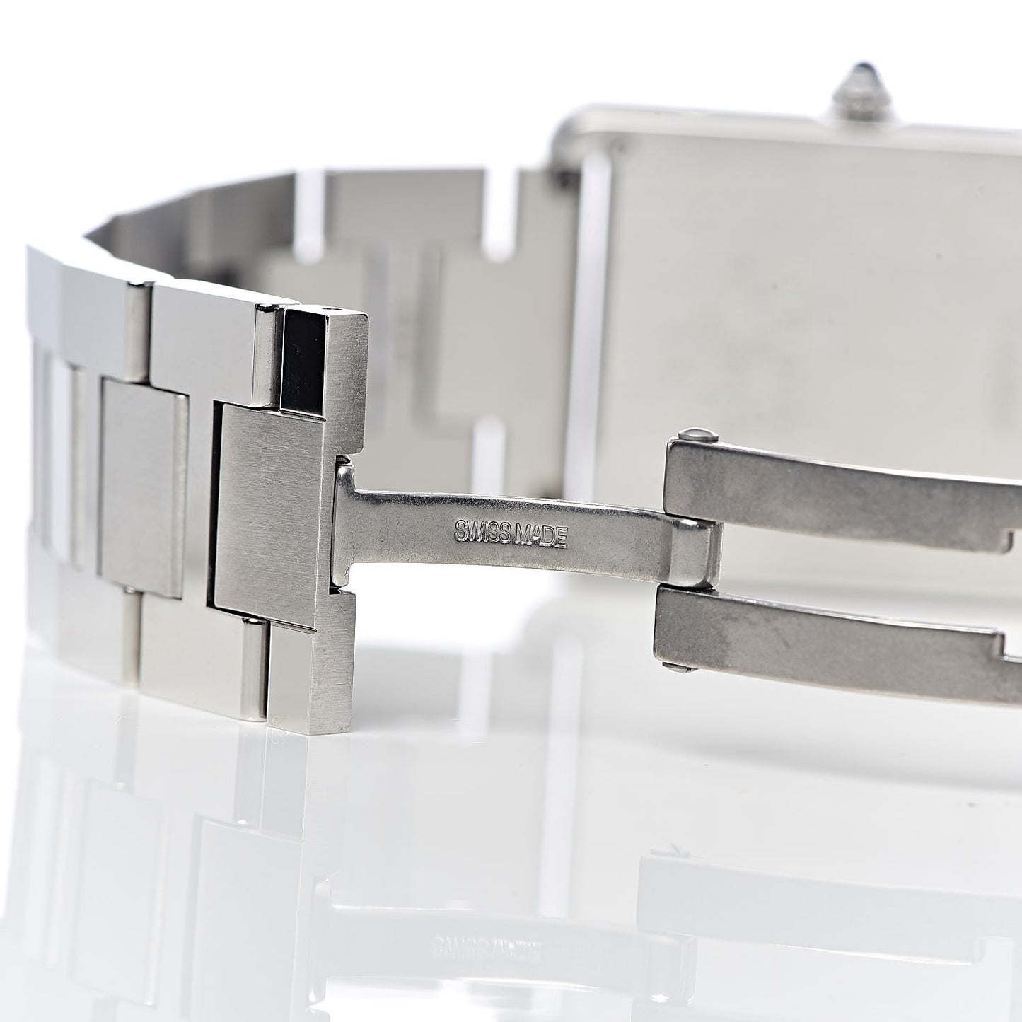 Stainless Steel 27mm Tank Solo Quartz Watch