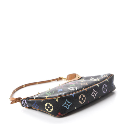 Louis Vuitton Monogram Multicolor Pochette Accessories Black 4 of 11
