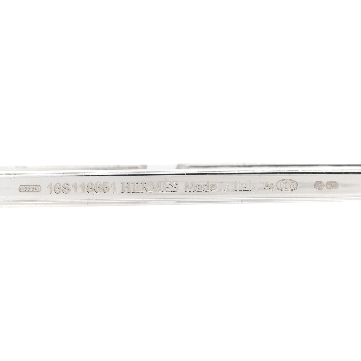 Hermes Sterling Silver Ever Chaine d'Ancre Long Necklace 120 3 of 4