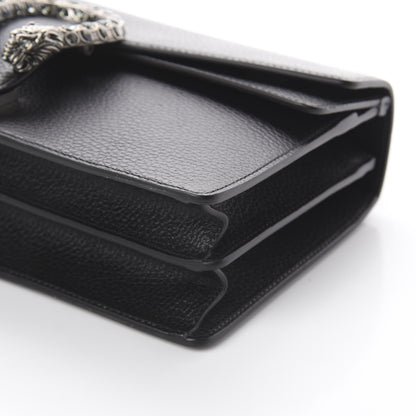 Gucci Pebbled Calfskin Small Dionysus Shoulder Bag Black 6 of 7
