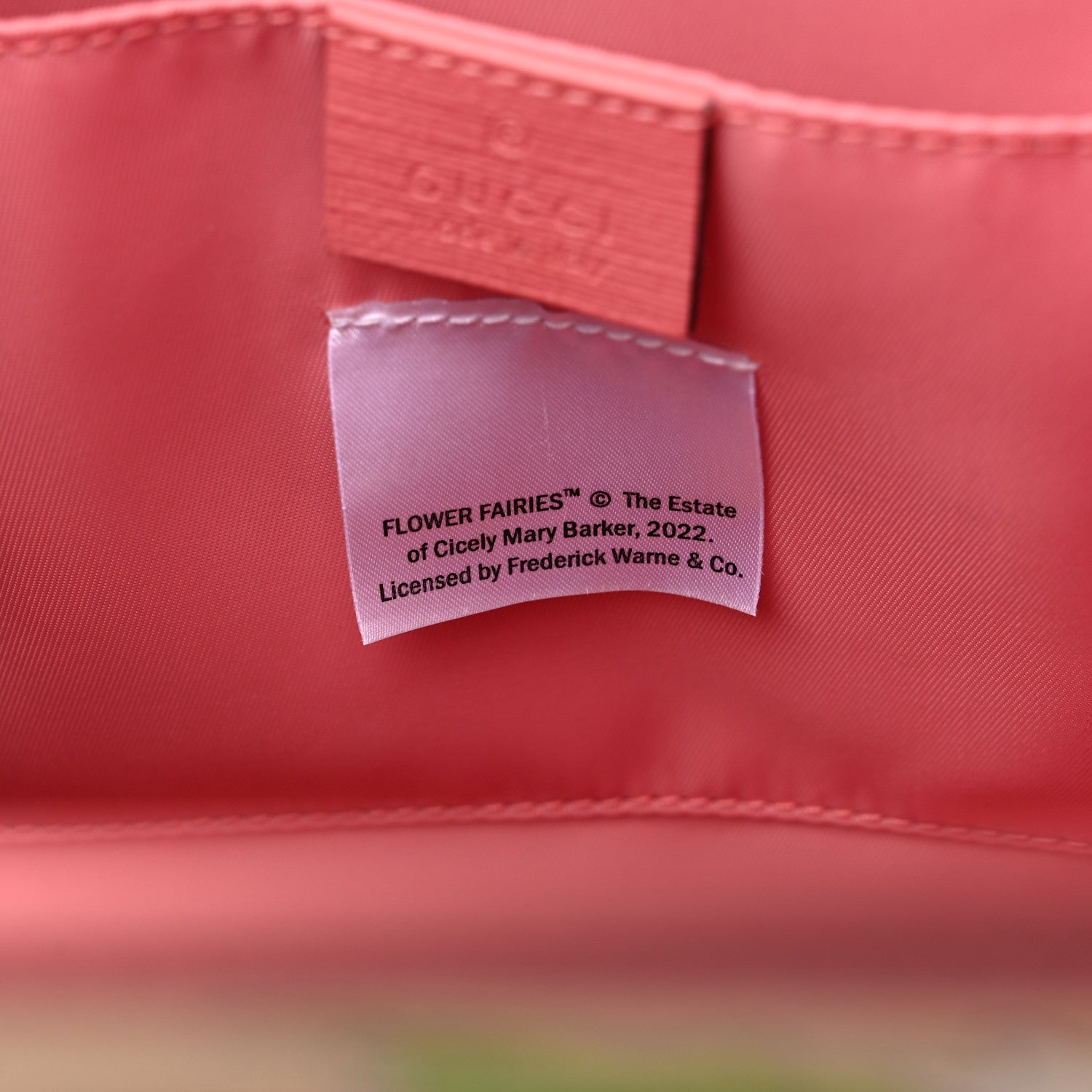 Gucci Coated Canvas Printed Fairy Childrens Tote Pink 8 of 12