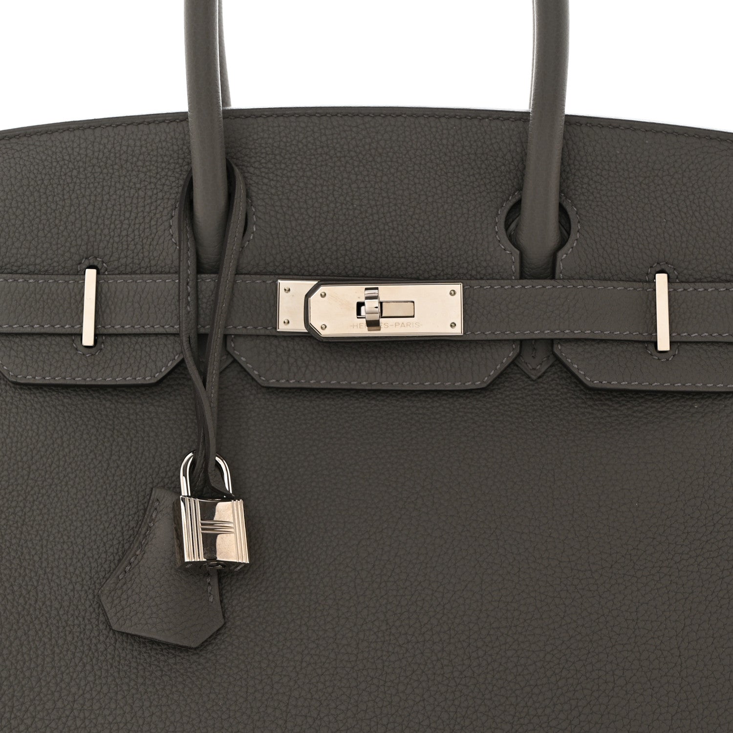 Hermes Togo BIRKIN 30 Gris Meyer 7 of 15