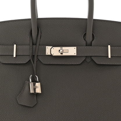 Hermes Togo BIRKIN 30 Gris Meyer 7 of 15