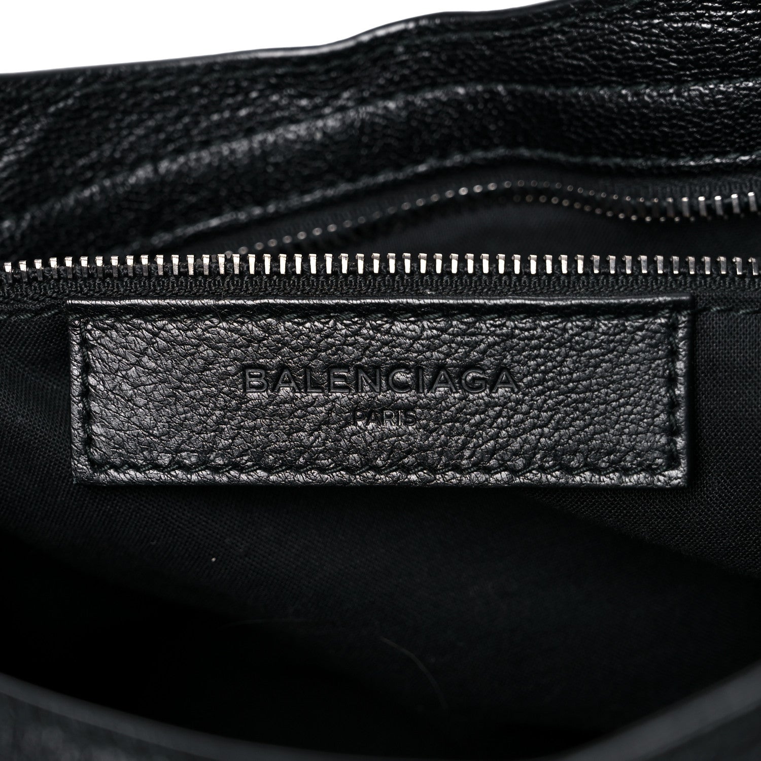 Balenciaga Chevre Iridescent Metallic Edge Hardware City Black 9 of 12