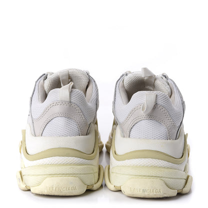 Balenciaga Fabric Mesh Womens Triple S Sneakers 37 White 6 of 8