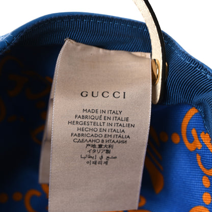 Gucci X ADIDAS Lambskin Trefoil Stefanos Baseball Hat L Blue 9 of 10