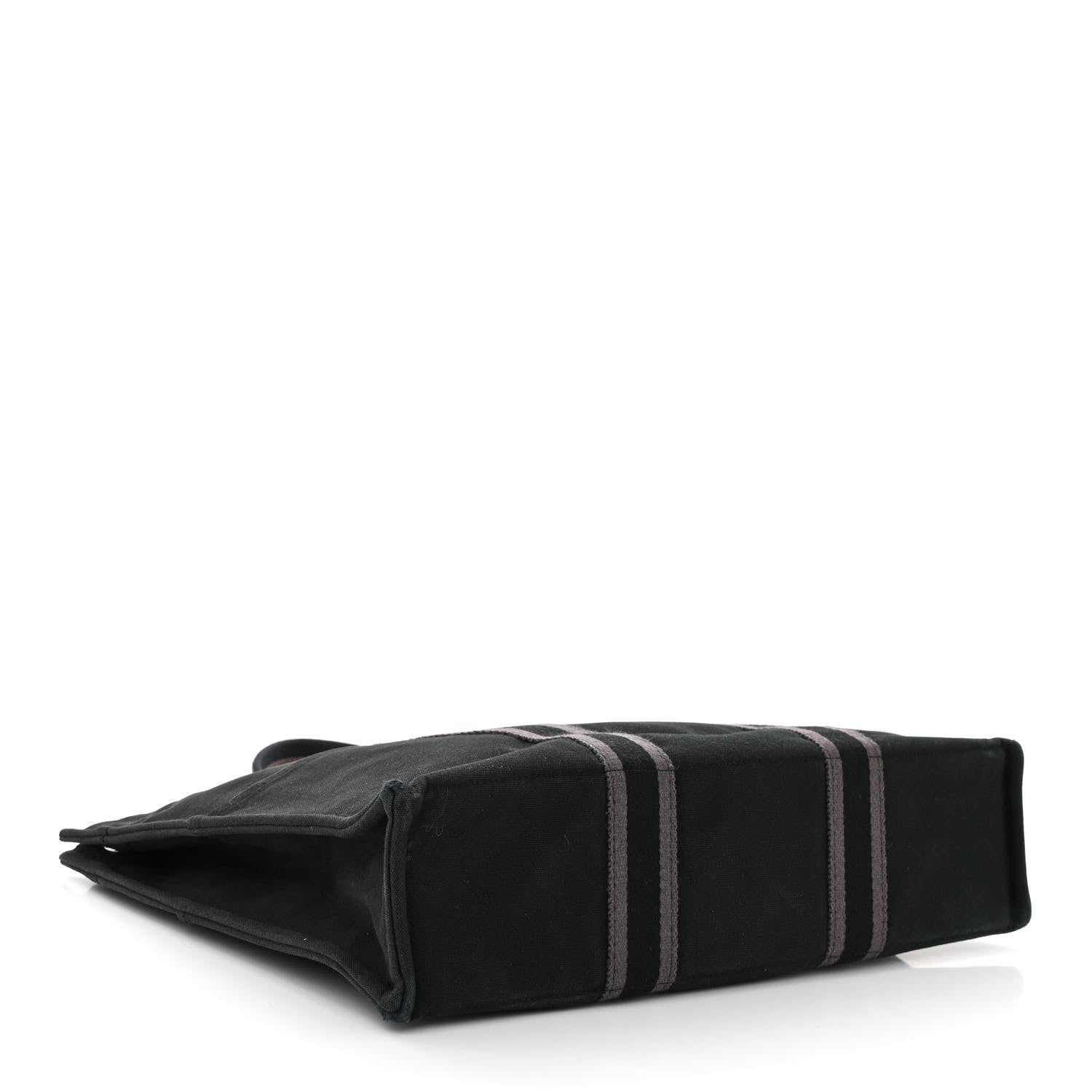 Hermes Canvas Herline MM Tote Black 4 of 9