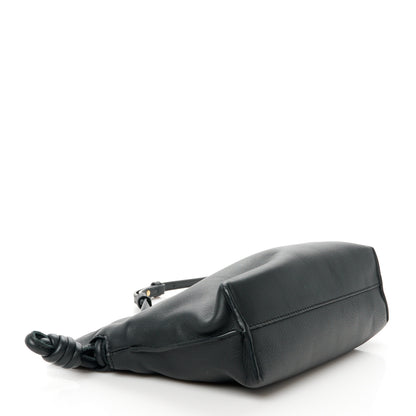 Loewe Calfskin Mini Flamenco Knot Clutch Black 5 of 12