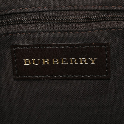 Burberry Haymarket Check Medium Golderton Tote Chocolate 6 of 10