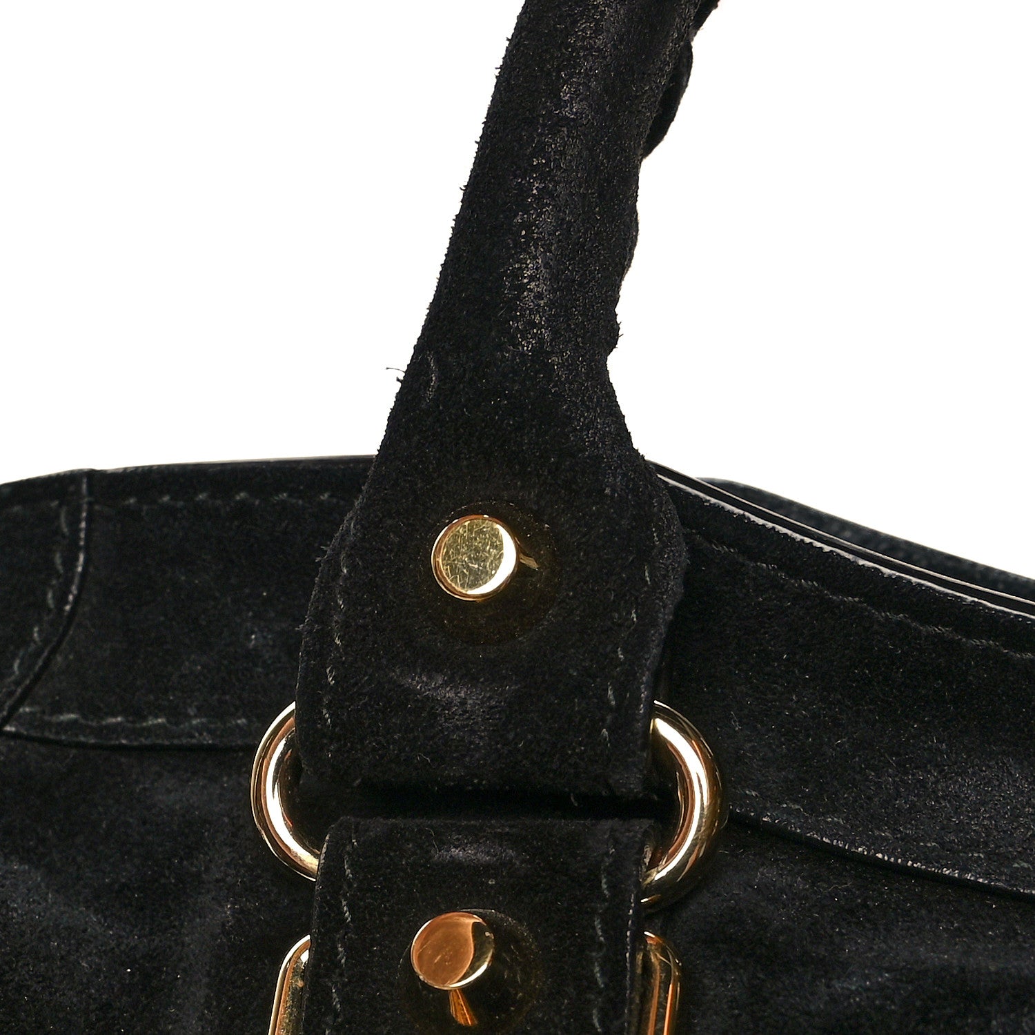 Balenciaga Baby Daim Gold Metallic Edge Hardware City Black 11 of 16