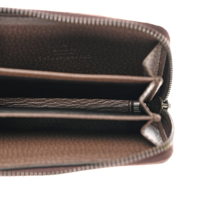 Gucci GG Supreme Web Ophidia Zip Around Card Case Brown 5 of 6