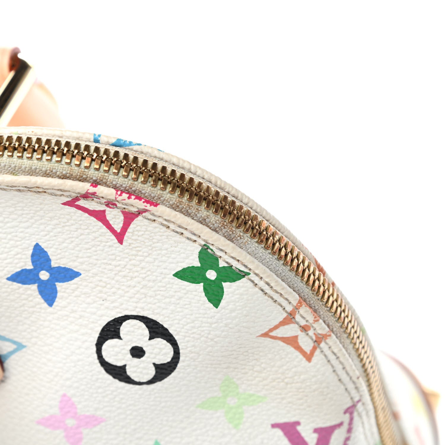 Louis Vuitton Monogram Multicolor Alma White 15 of 16