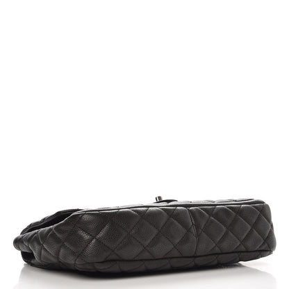 Chanel Caviar Quilted Large Now and Forever Flap Black 4 of 7