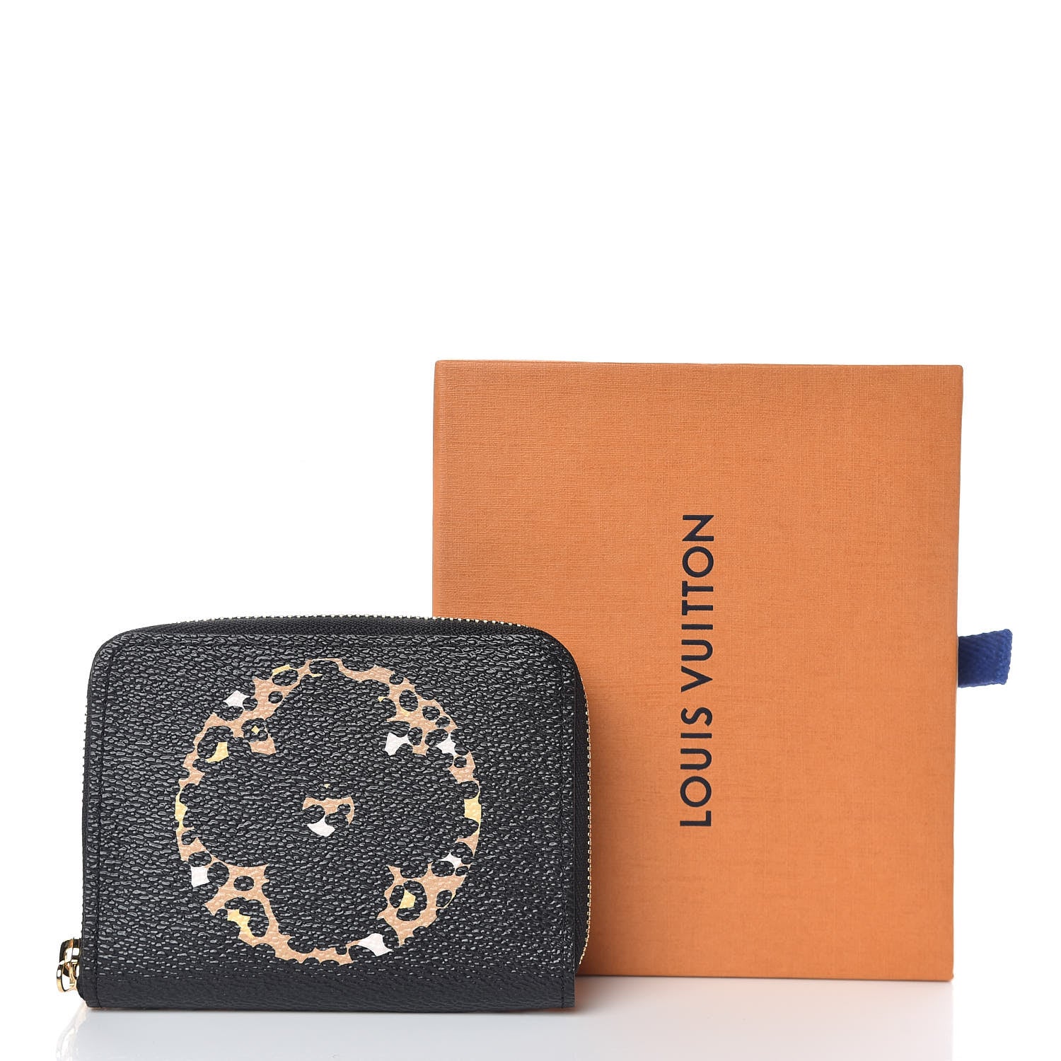 Louis Vuitton Monogram Giant Jungle Zippy Coin Purse Black 7 of 7