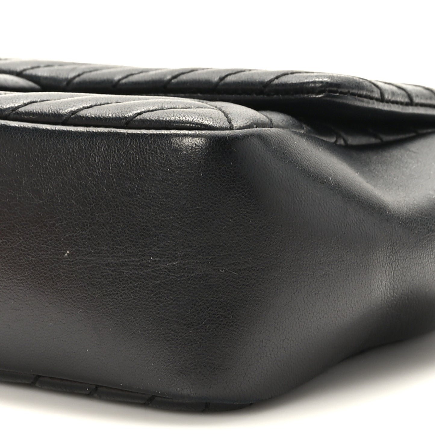 Lambskin Small CC Crossing Flap Black