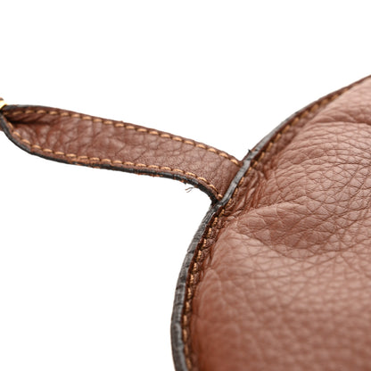 Chloe Calfskin Small Marcie Round Crossbody Bag Caramel 14 of 17