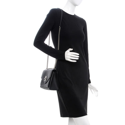 Louis Vuitton Soft Calfskin My Lockme Chain Bag BB Black 2 of 8