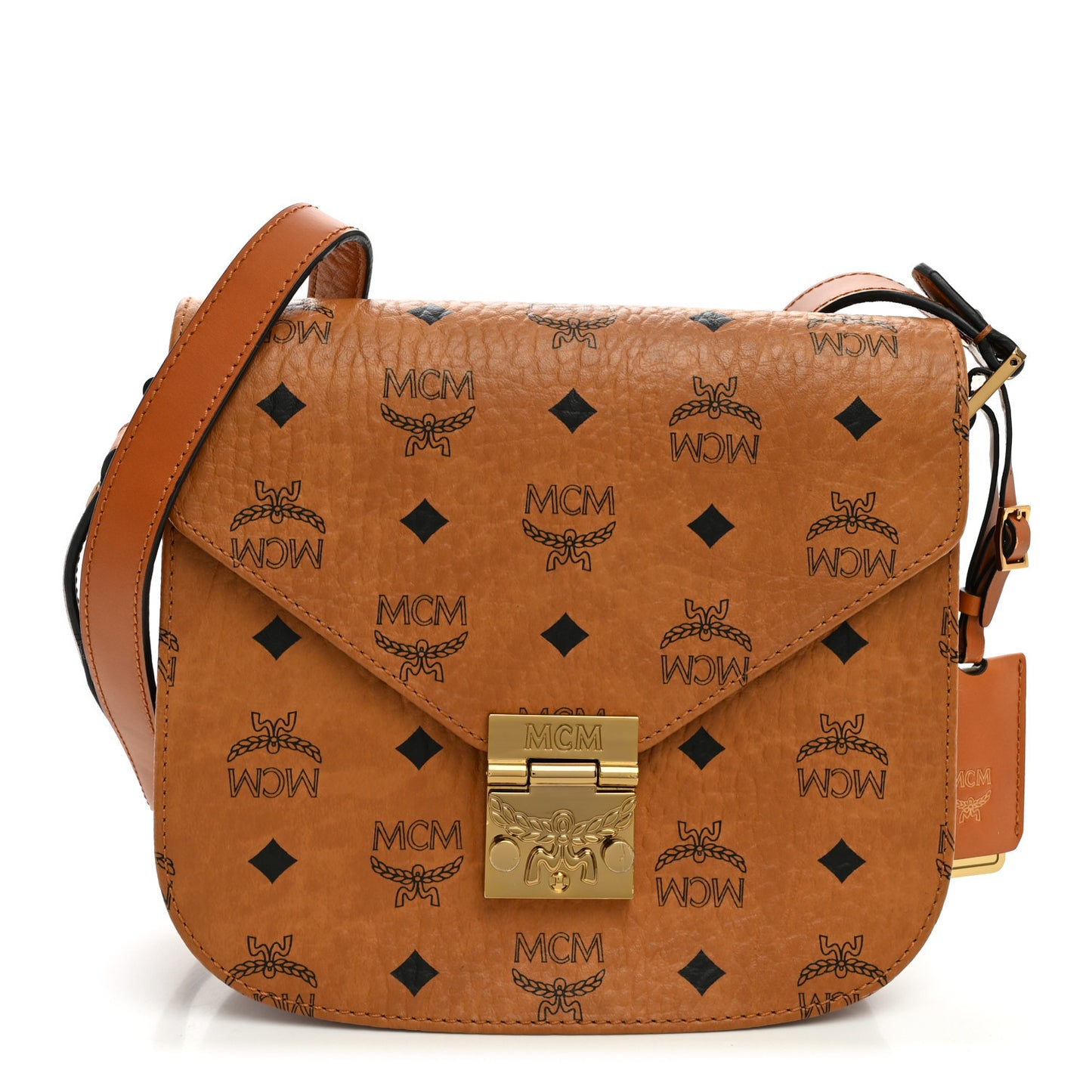 Visetos Patricia Crossbody Bag Cognac