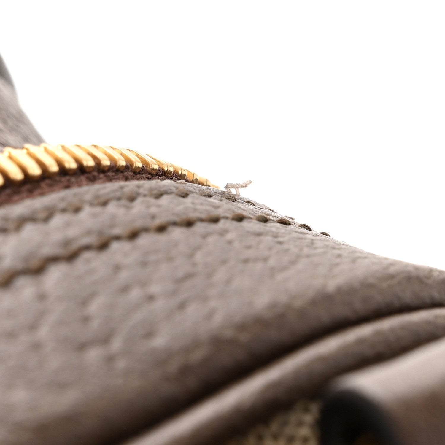 Gucci GG Supreme Monogram Textured Dollar Calfskin Web Mini Ophidia Top Handle Bowler Bag Beige Ebony New Acero 11 of 14
