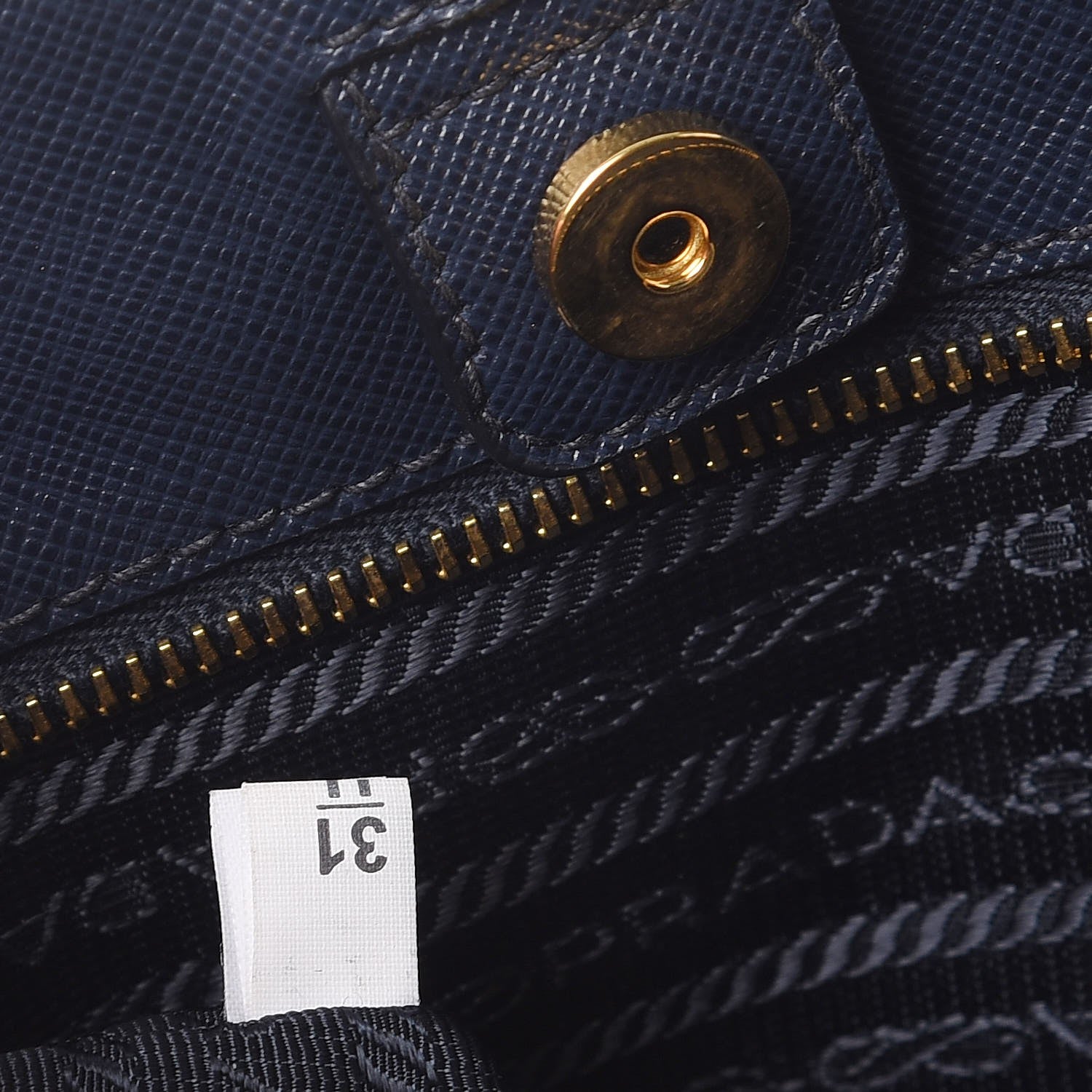 Prada Saffiano Lux Medium Tote Baltico 8 of 20