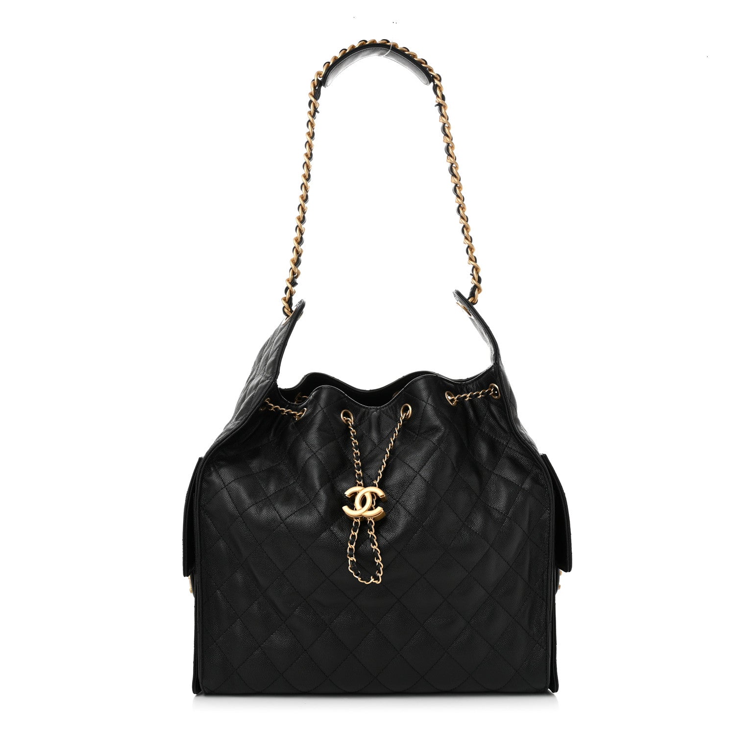 Chanel Caviar Quilted Medium Chanel 25 Handbag Black 1 of 12
