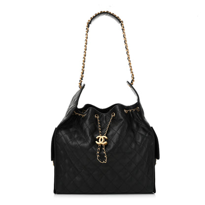 Chanel Caviar Quilted Medium Chanel 25 Handbag Black 1 of 12