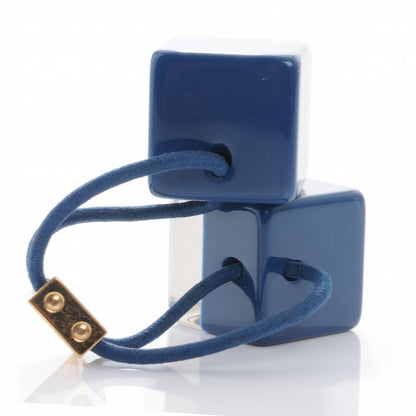 Louis Vuitton Swarovski Crystal Resin Inclusion Hair Cubes Blue 3 of 4