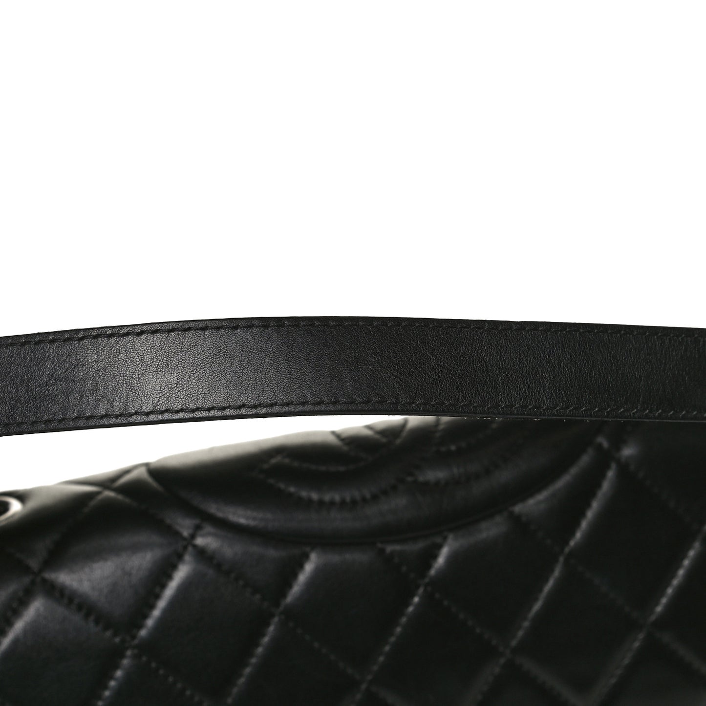 Lambskin Quilted Large Antik Boy Flap Black
