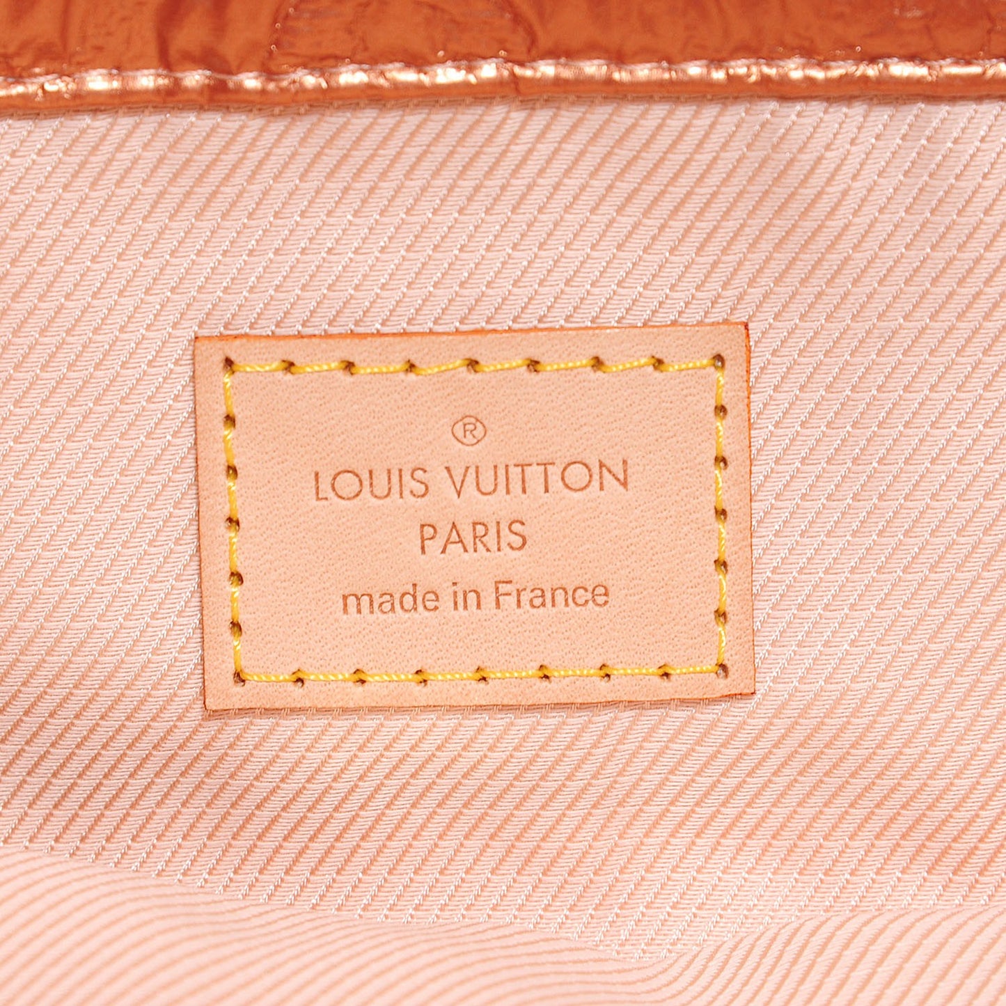 Jacquard Quilted Monogram Limelight Clutch GM Rose Gold