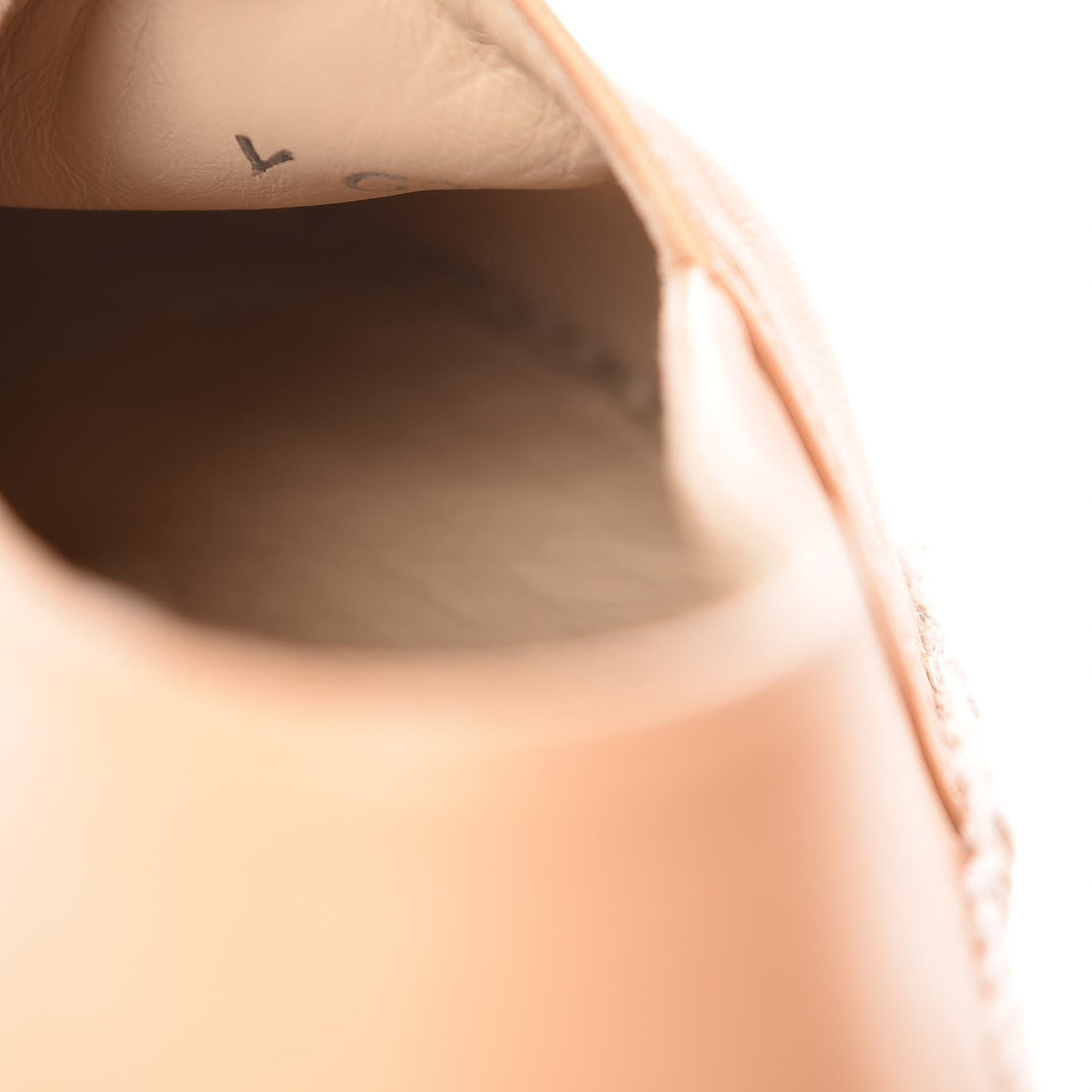 Lambskin CC Espadrilles 37 Light Orange