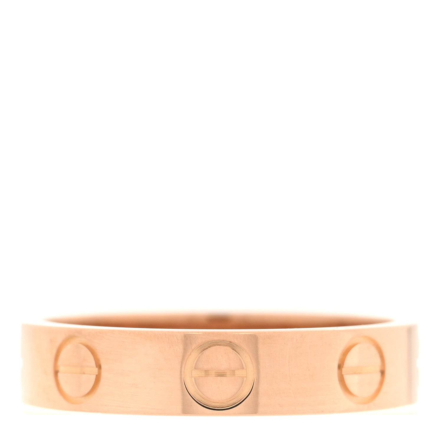 Cartier 18K Pink Gold 3.5mm LOVE Wedding Band Ring 47 4 3 of 4