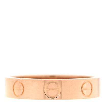 Cartier 18K Pink Gold 3.5mm LOVE Wedding Band Ring 47 4 3 of 4