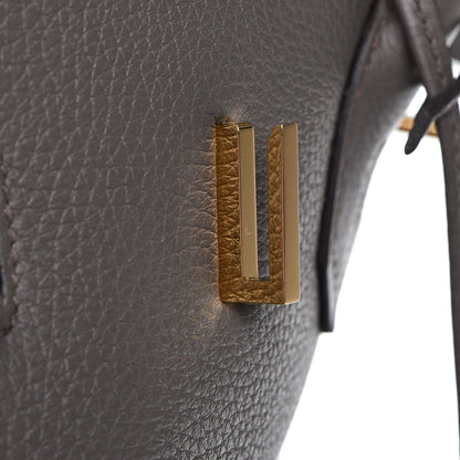 Hermes Taurillon Clemence Birkin 35 Etain 25 of 41