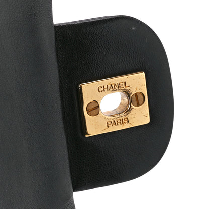 Chanel Lambskin Quilted Small Double Flap Black 7 of 13
