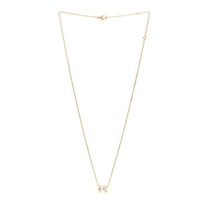 Boucheron 18K White Yellow Rose Gold Diamond Ceramic Quatre Mini Ring Pendant Necklace 3 of 4