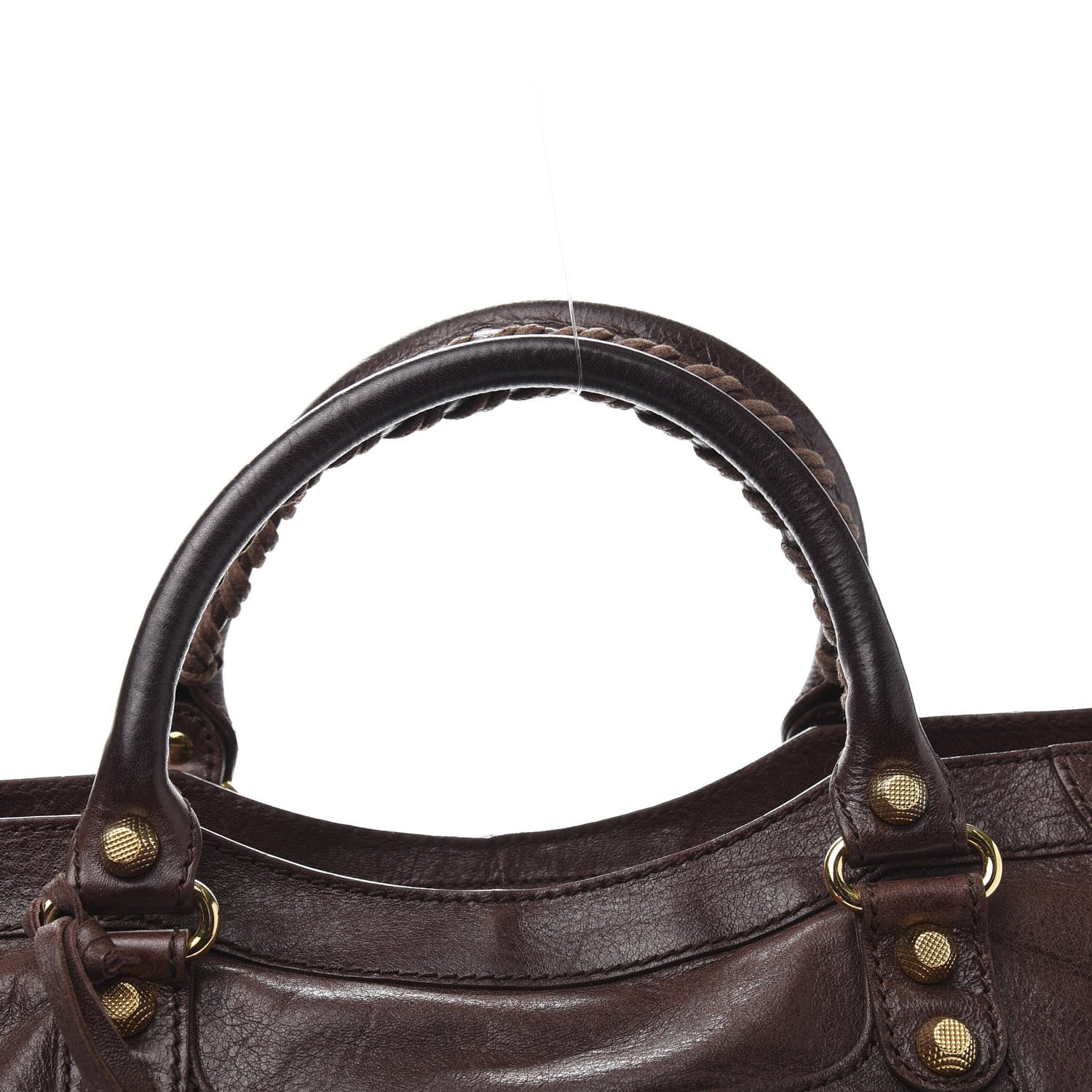 Balenciaga Agneau Giant 12 Gold Hardware City Cigare Fonce 13 of 14