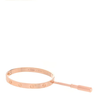 Cartier 18K Pink Gold LOVE Bracelet 17 4 of 5