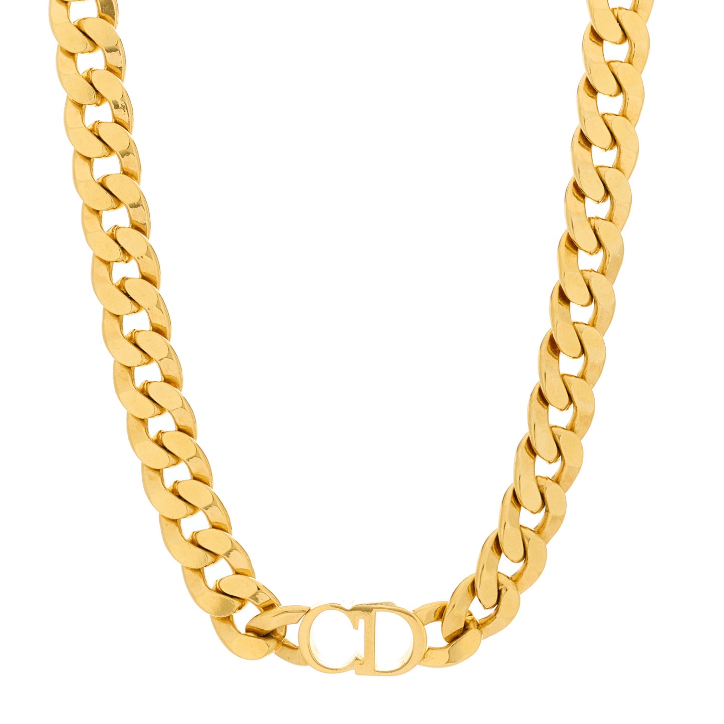 Metal Danseuse Etoile Chain Choker Necklace Gold