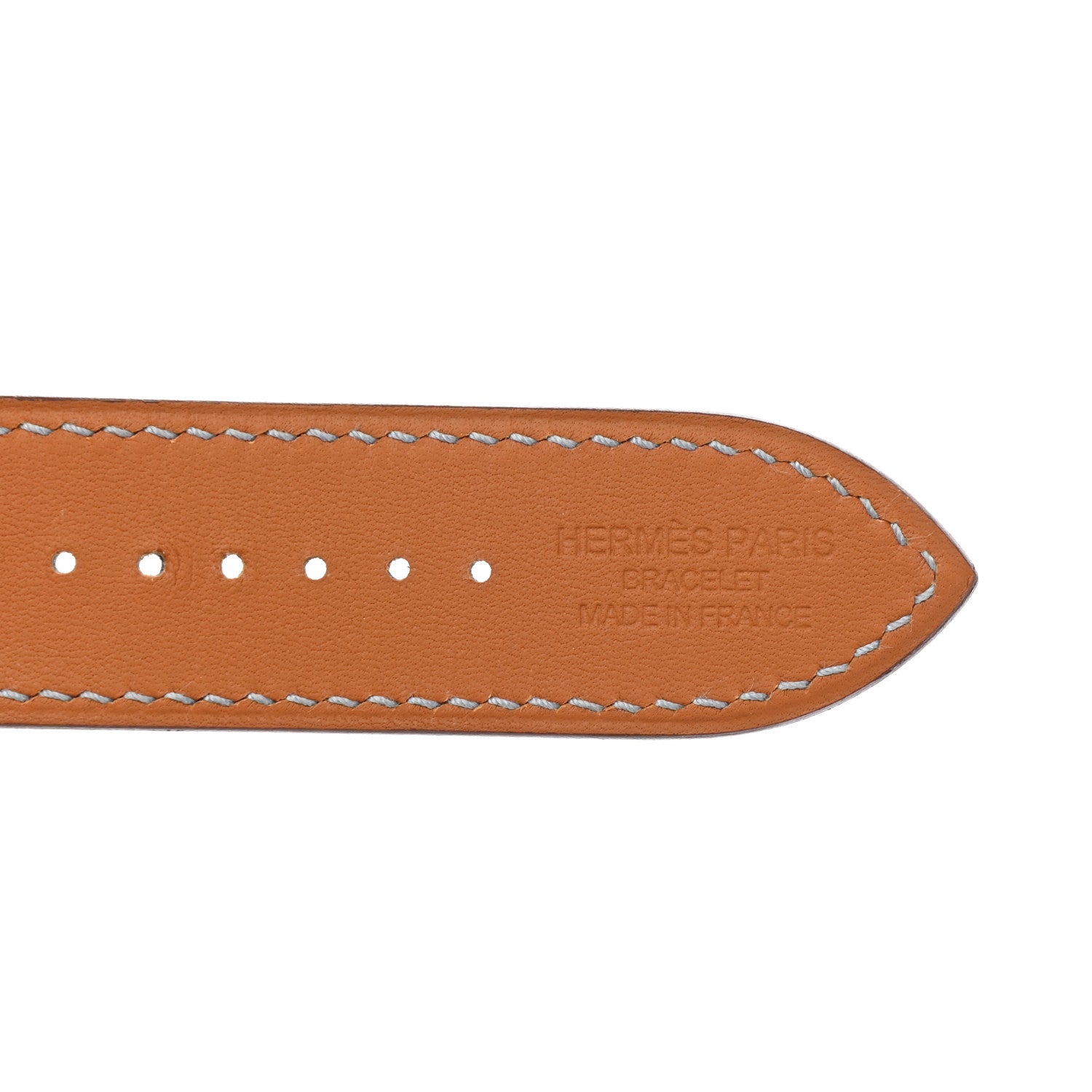 Hermes Swift 44mm Apple Watch Single Tour Bleu Lin Craie Bleu Du Nord 3 of 7