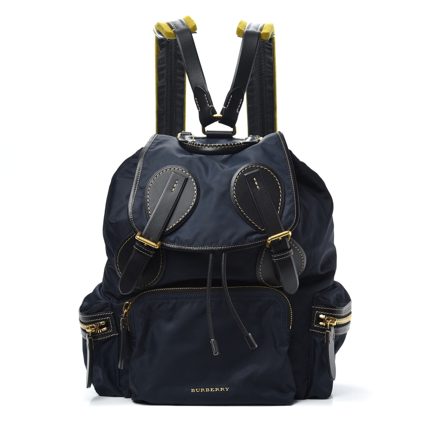 Nylon Large Rucksack Backpack Blue