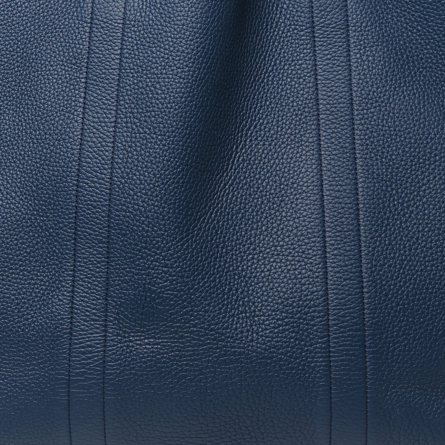 Taurillon Gex Calfskin Duo Reversible Tote GM Bleu Acier Canelle