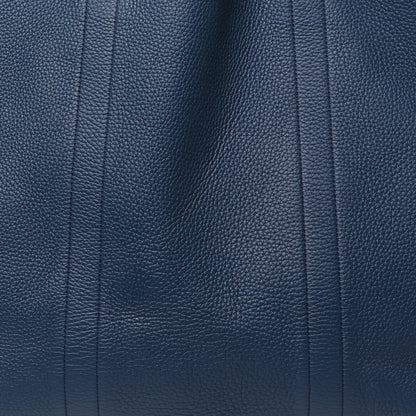 Moynat Taurillon Gex Calfskin Duo Reversible Tote GM Bleu Acier Canelle 11 of 16