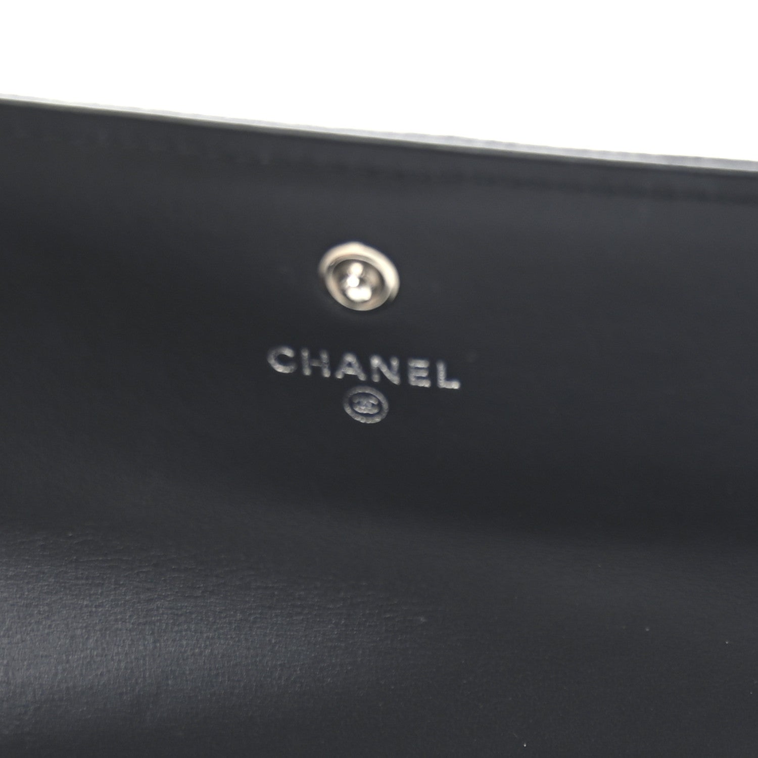 Chanel Caviar Quilted Large Boy Gusset Flap Wallet Black 5 of 10