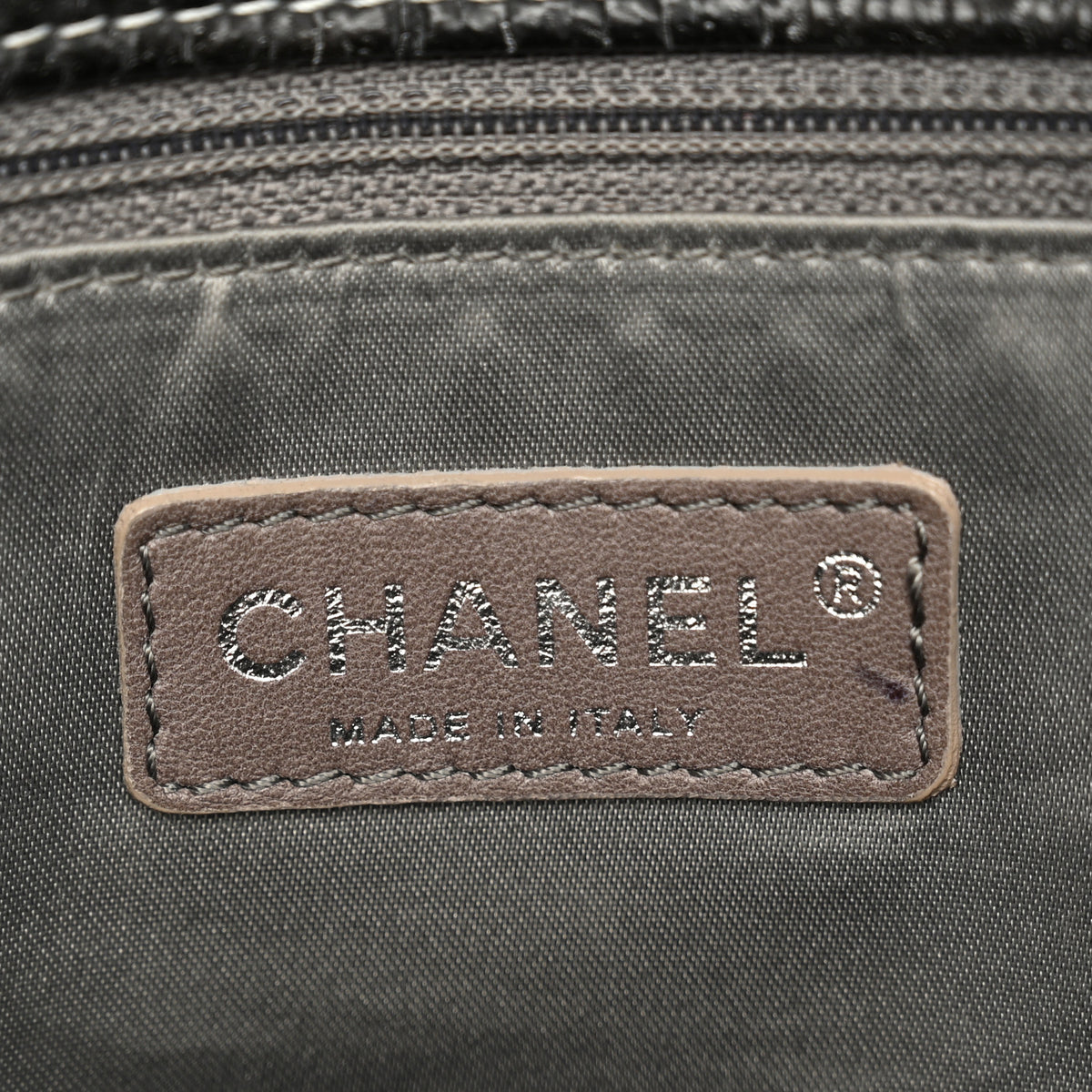 Vinyl Quilted Jumbo Melrose Degrade Flap Black