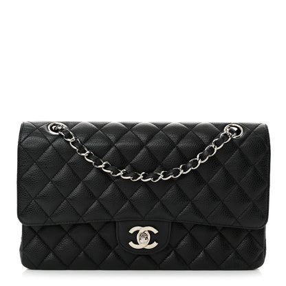 Chanel Caviar Quilted Medium Double Flap Black 1 of 13