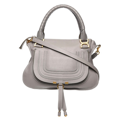 Chloe Calfskin Medium Marcie Satchel Cashmere Grey 1 of 8