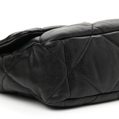 Chanel Lambskin Quilted Large Chanel 19 Flap Black 8 of 8