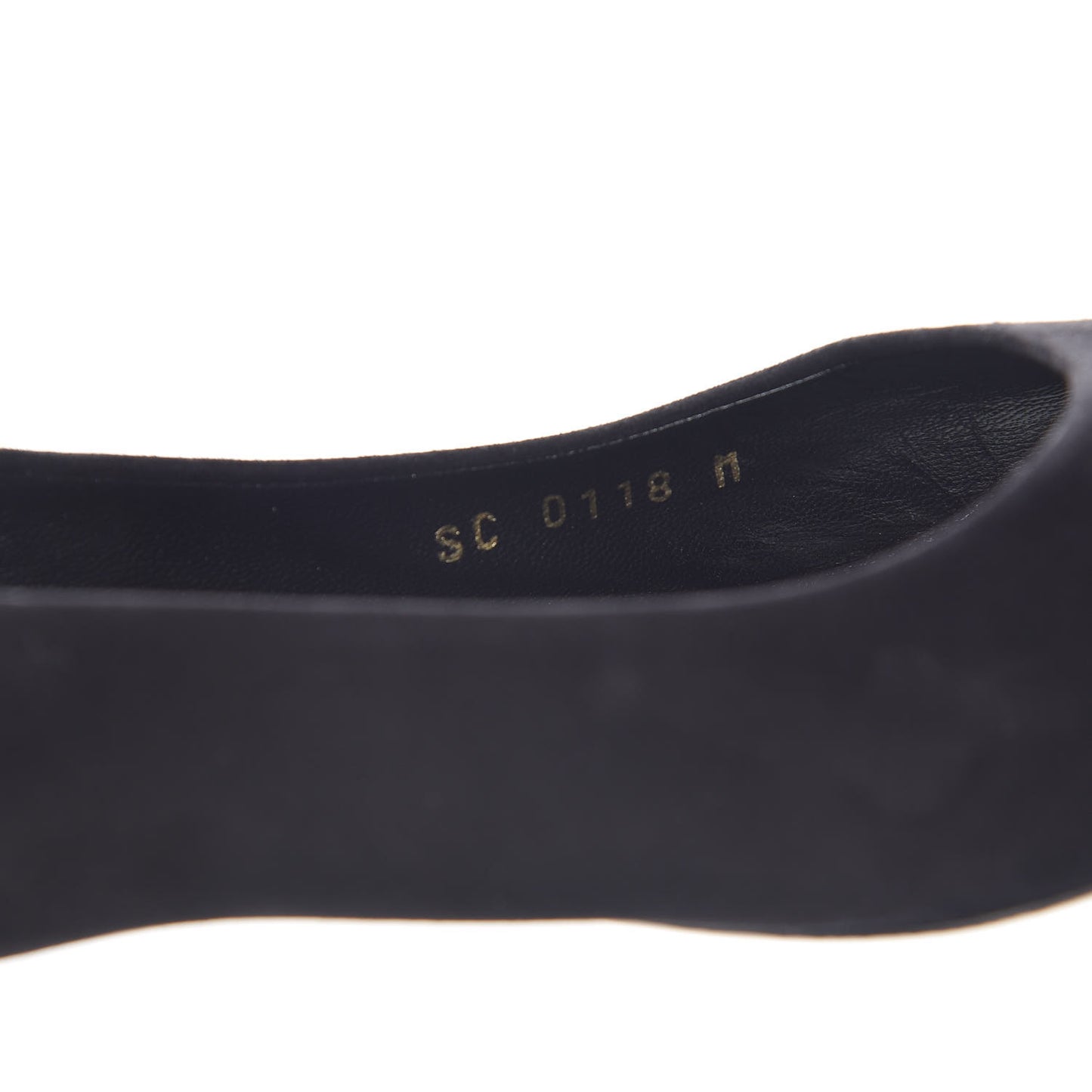Suede Uniformes Pump 40 Black